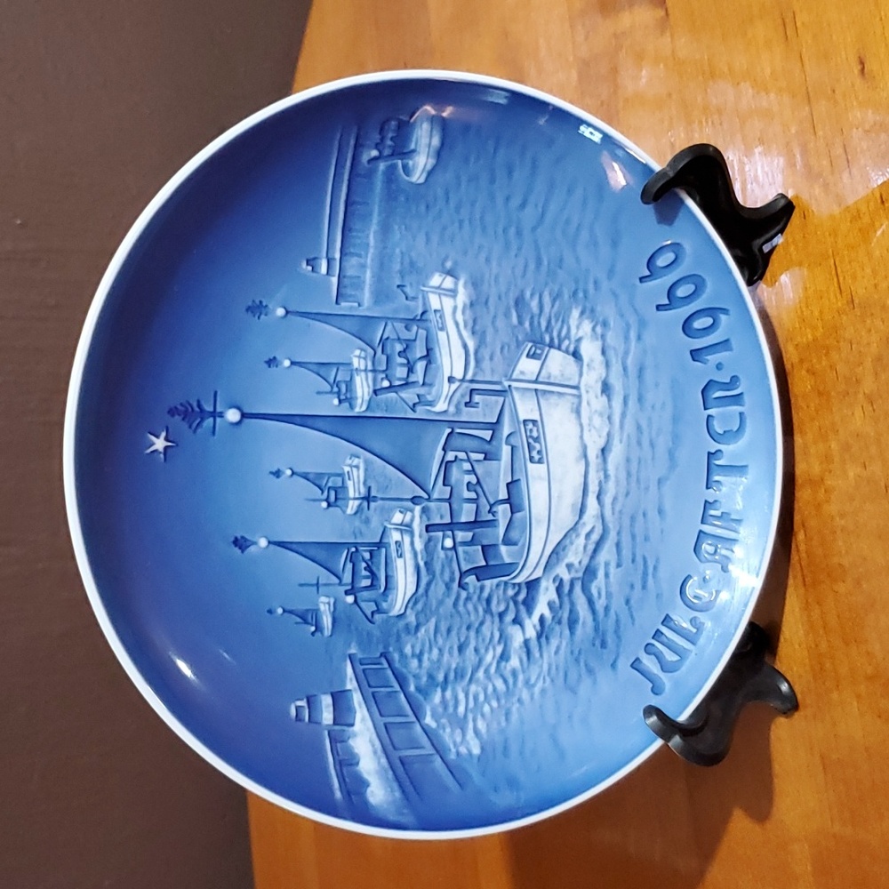 🏠 BING & GRONDAHL B&G Hjem til Jul " CHRISTMAS NAUTICAL" 1966